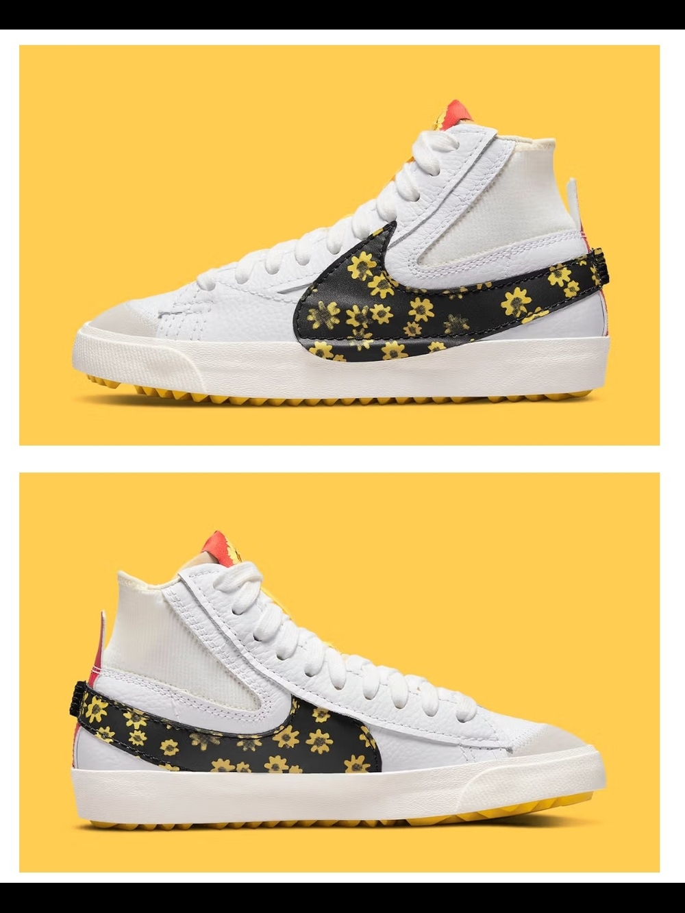 Nike Blazer Mid 77 Jumbo Sunflower Have A Nike Day White Yellow DQ7639-100 M 13